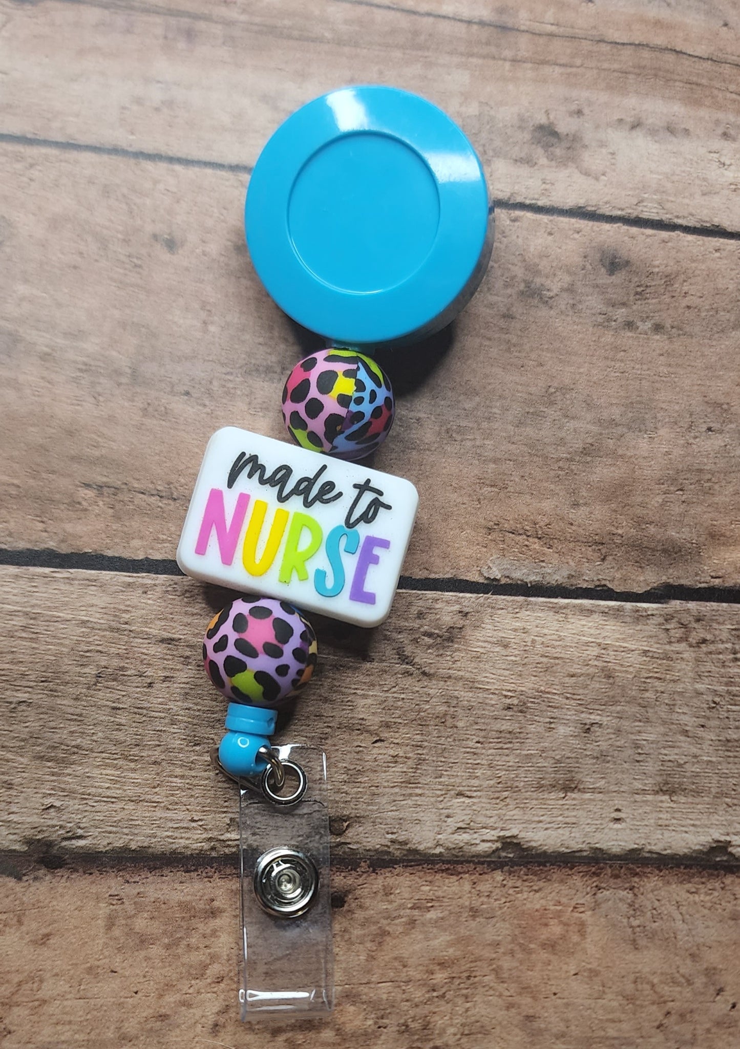 Made To Nurse Badge Reel