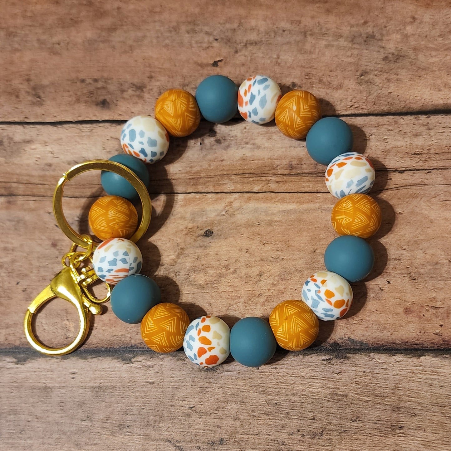 Boho Cow Wristlet