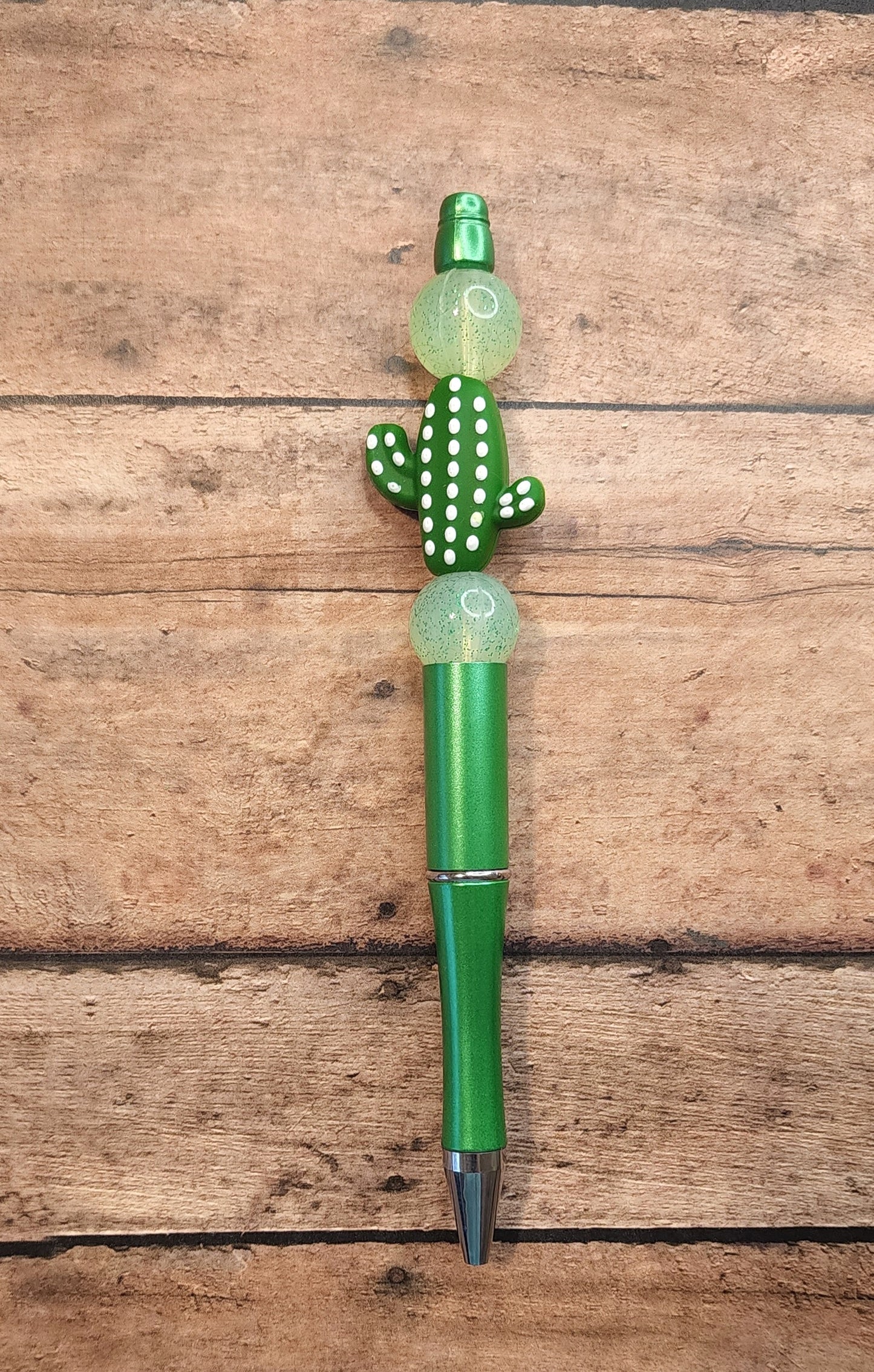 Glitter Cactus Pen
