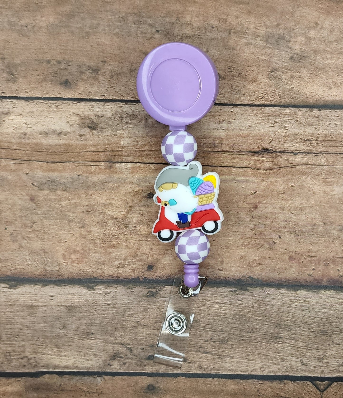 Gnome Scooter Badge Reel