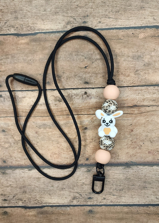 Wildflower Bunny Lanyard