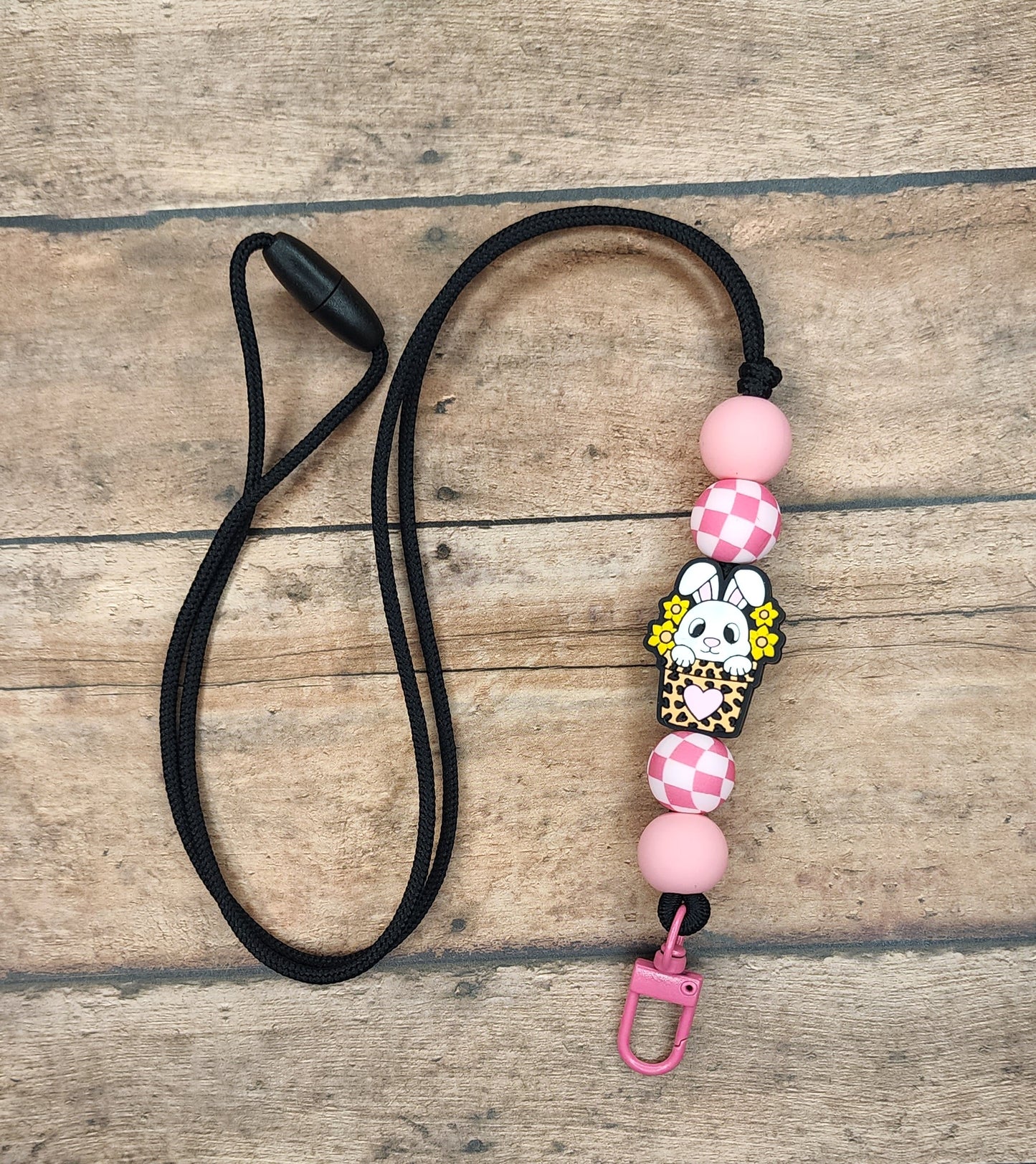 Leopard Bunny Lanyard