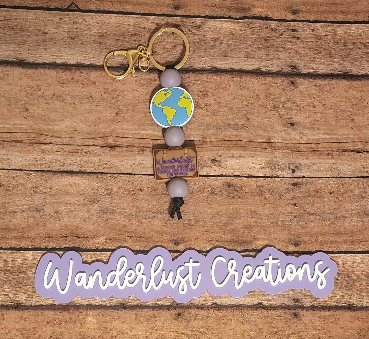 Wanderlust Globe Mini Keychain