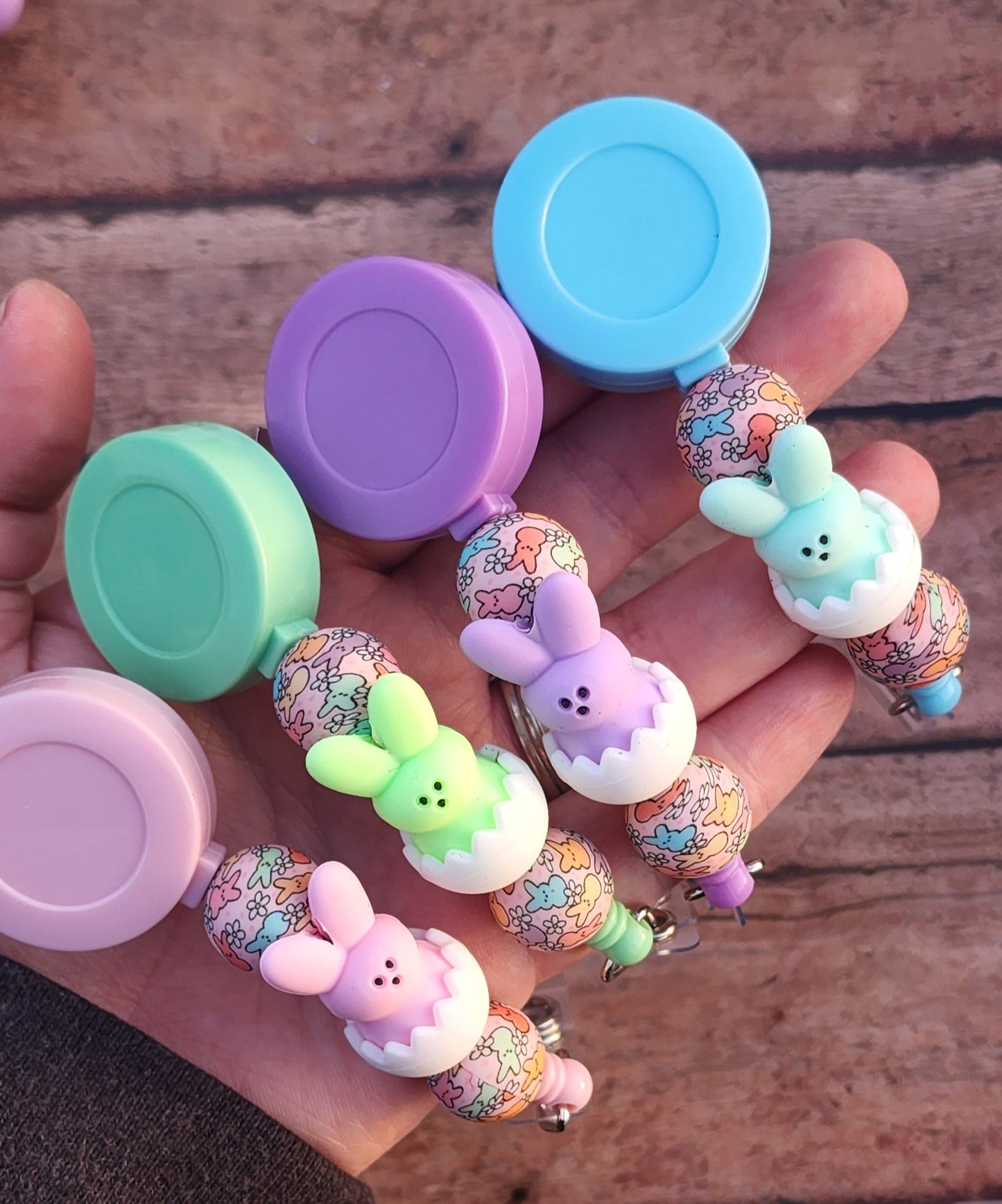 Pastel Bunny Badge Reels