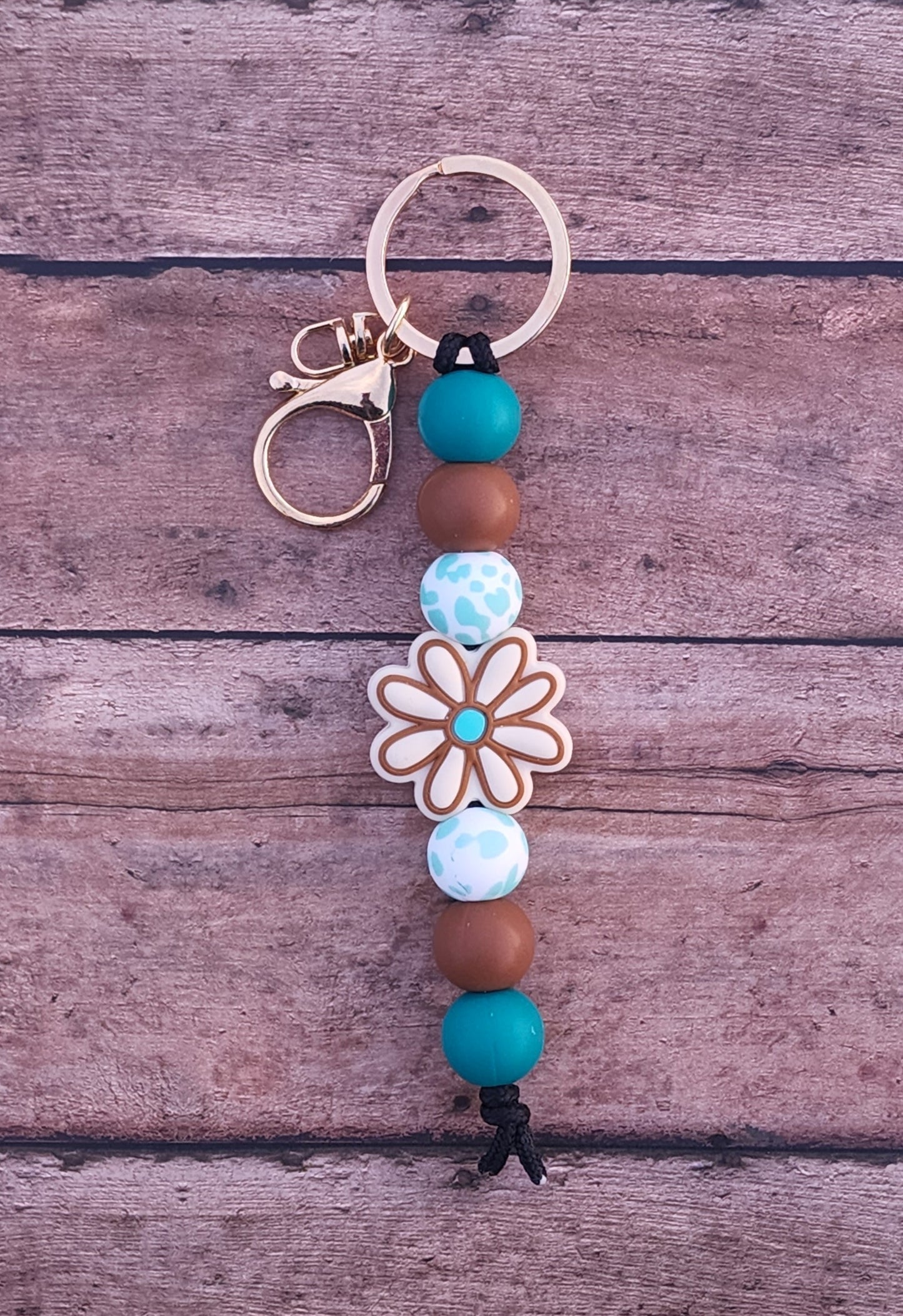 Western Bloom Keychain