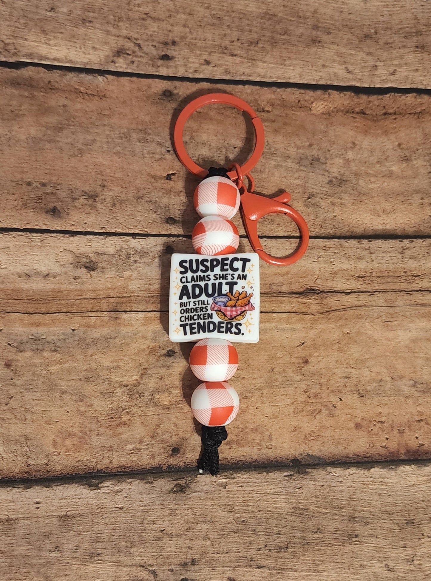 Suspect Still Orders Chicken Tenders Mini Keychain