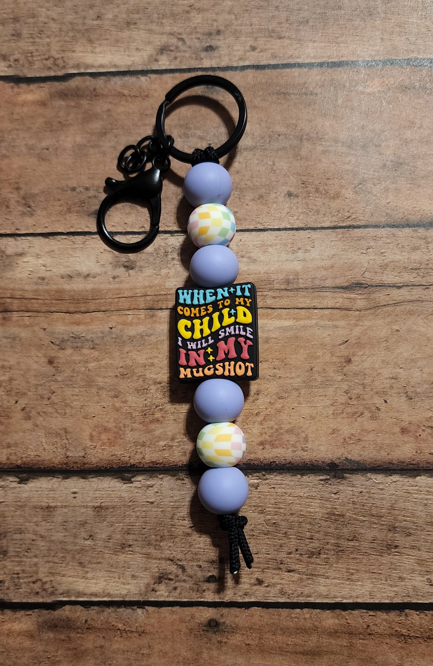 I Will Smile In My Mugshot Checker Keychain