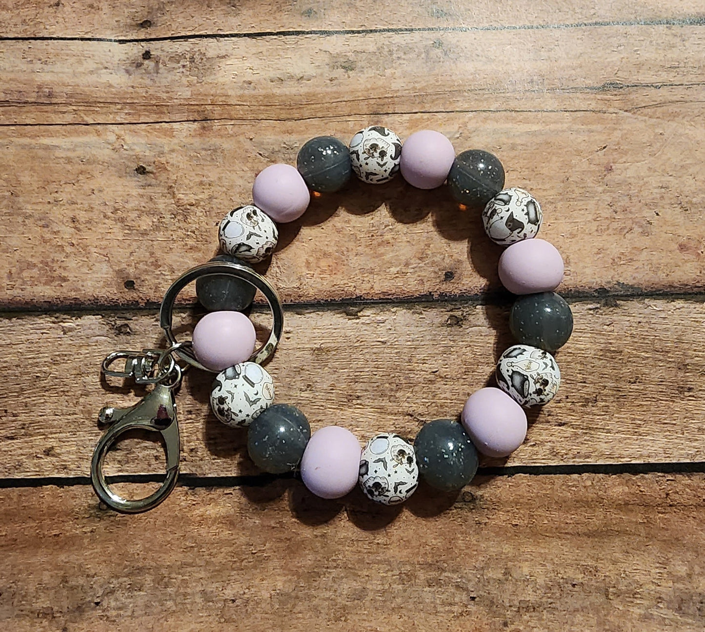 Witch's Brew | Silicone Beaded Wristlet Keychain