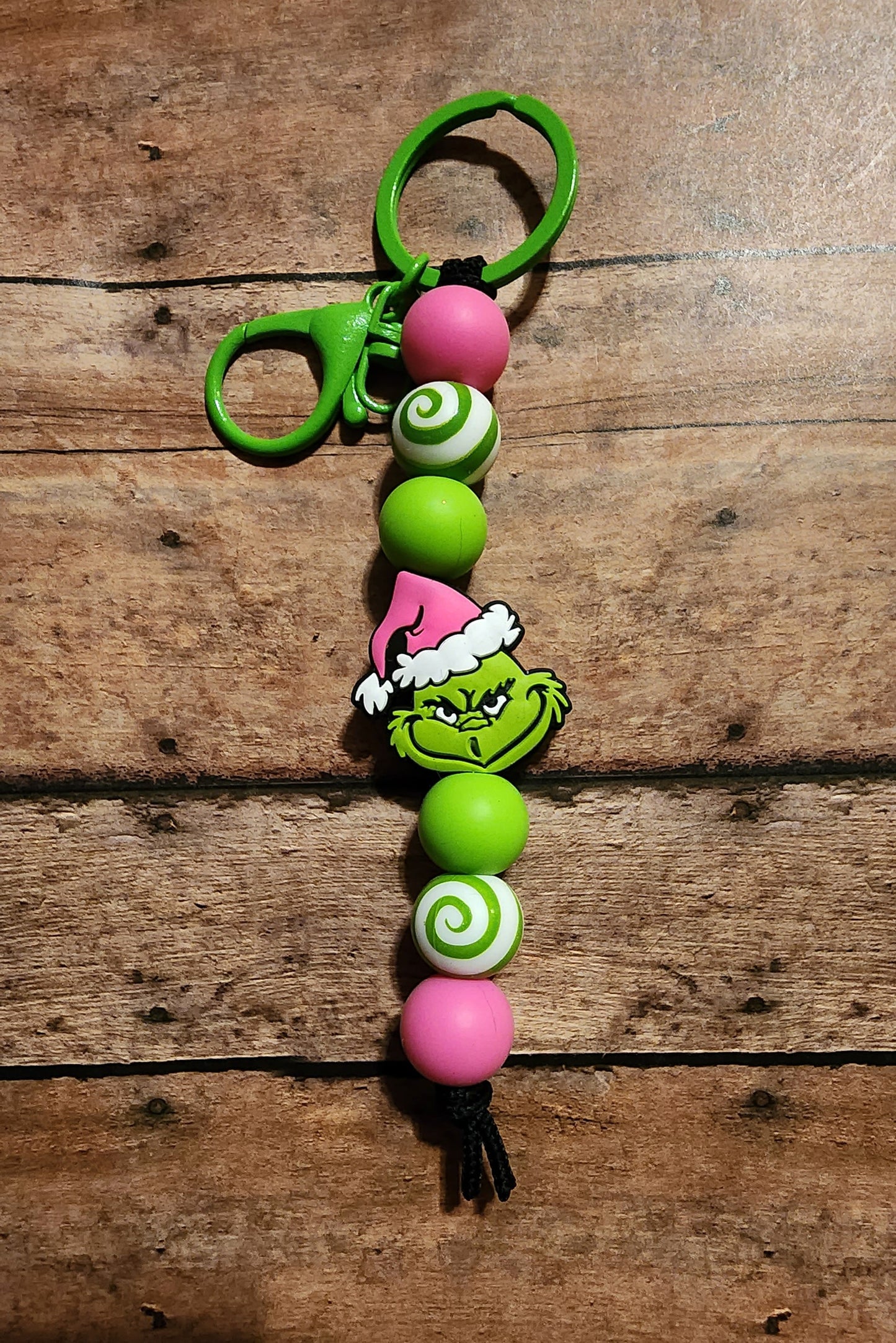 Mr. Grumpy | Silicone Beaded Keychain