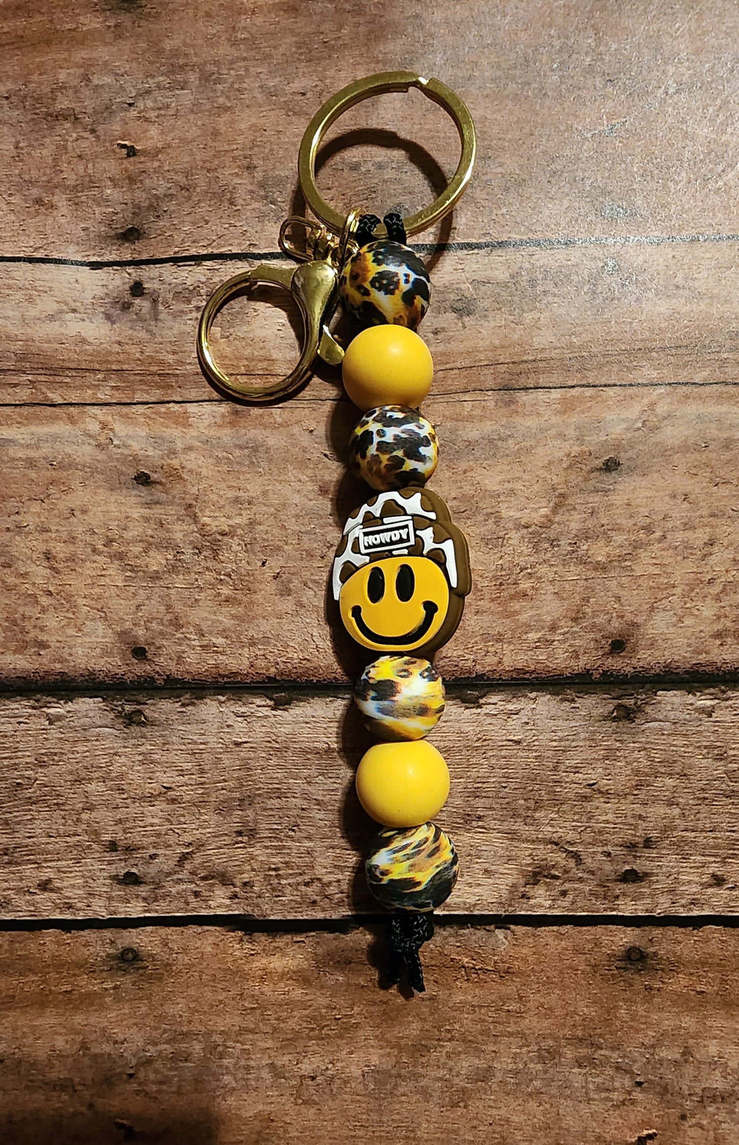 Howdy Smiles | Silicone Beaded Keychain