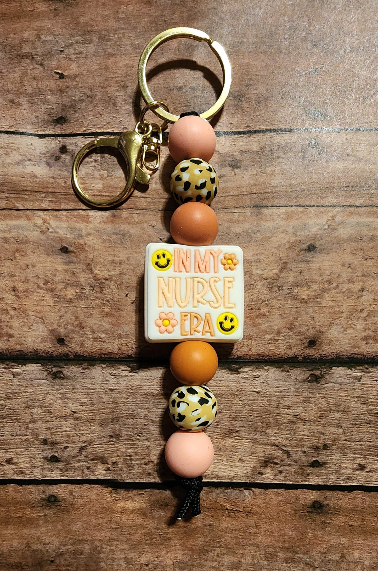 In My Nurse Era | Silicone Beaded Keychain