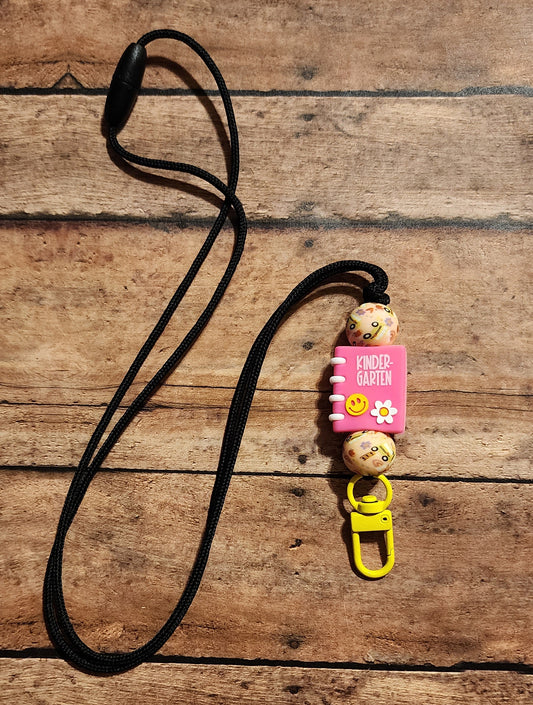 Kindergarten Planner | Silicone Beaded Lanyard