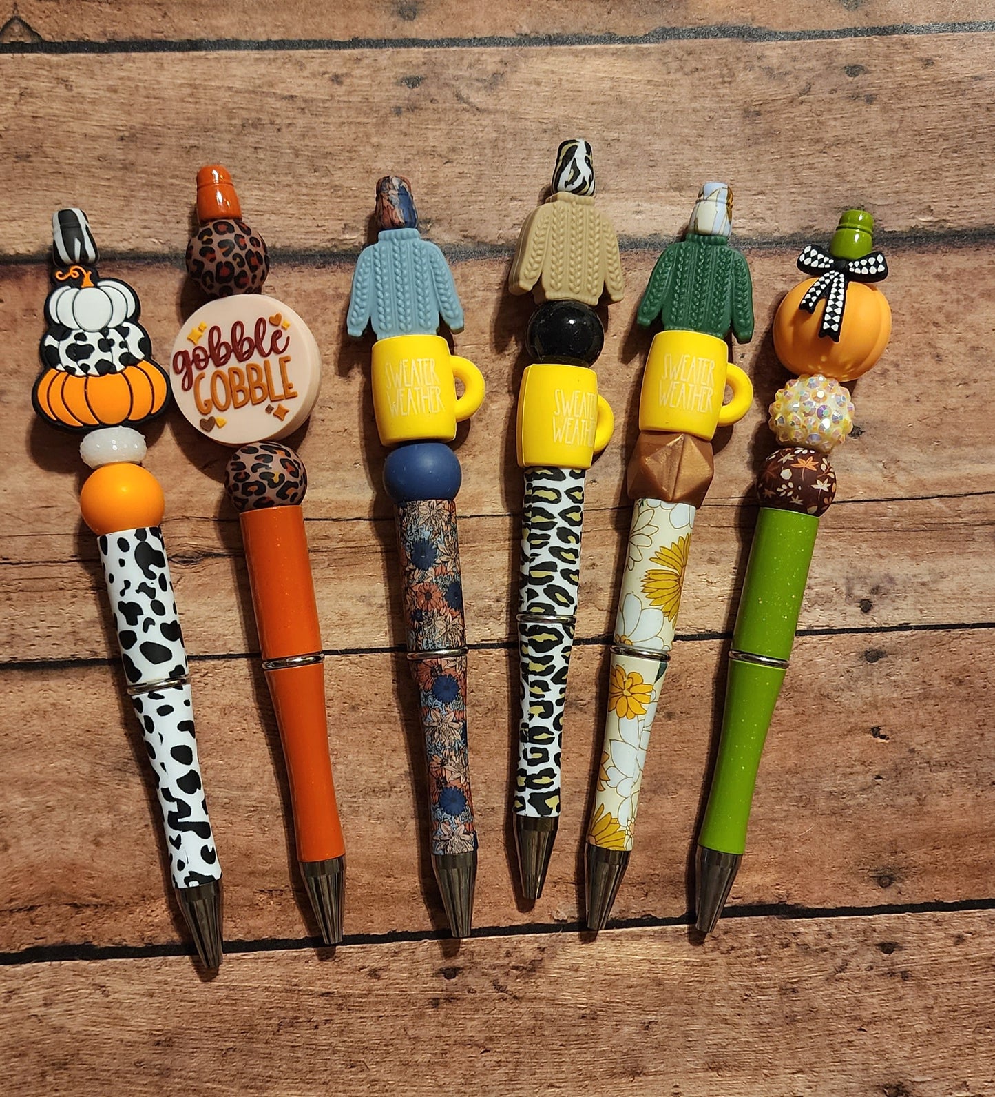 Fall | Silicone Beaded Pens