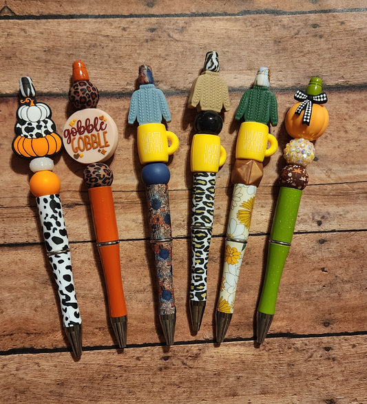 Fall | Silicone Beaded Pens