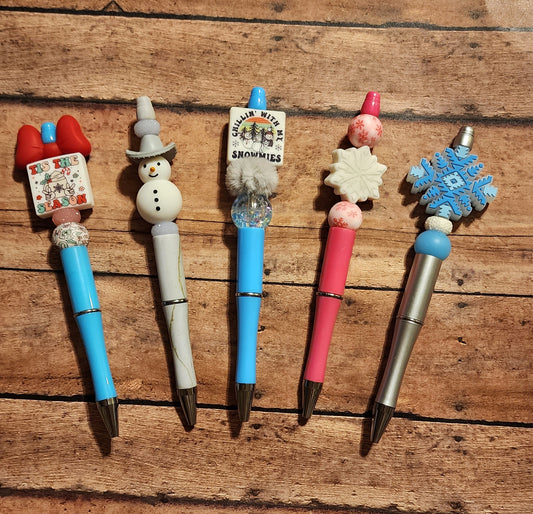 Winter | Silicone Beaded Pens