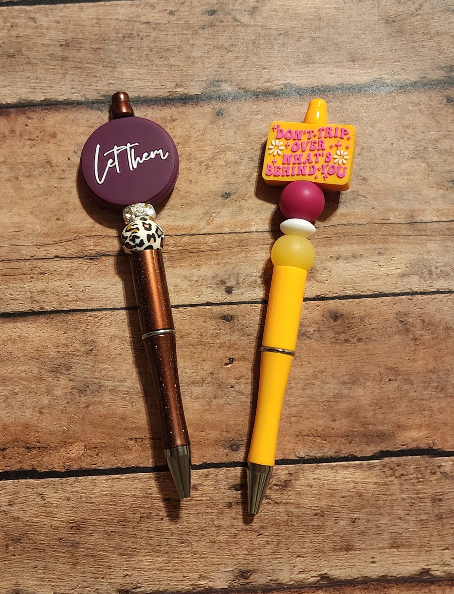 Motivational | Silicone Beaded Pens