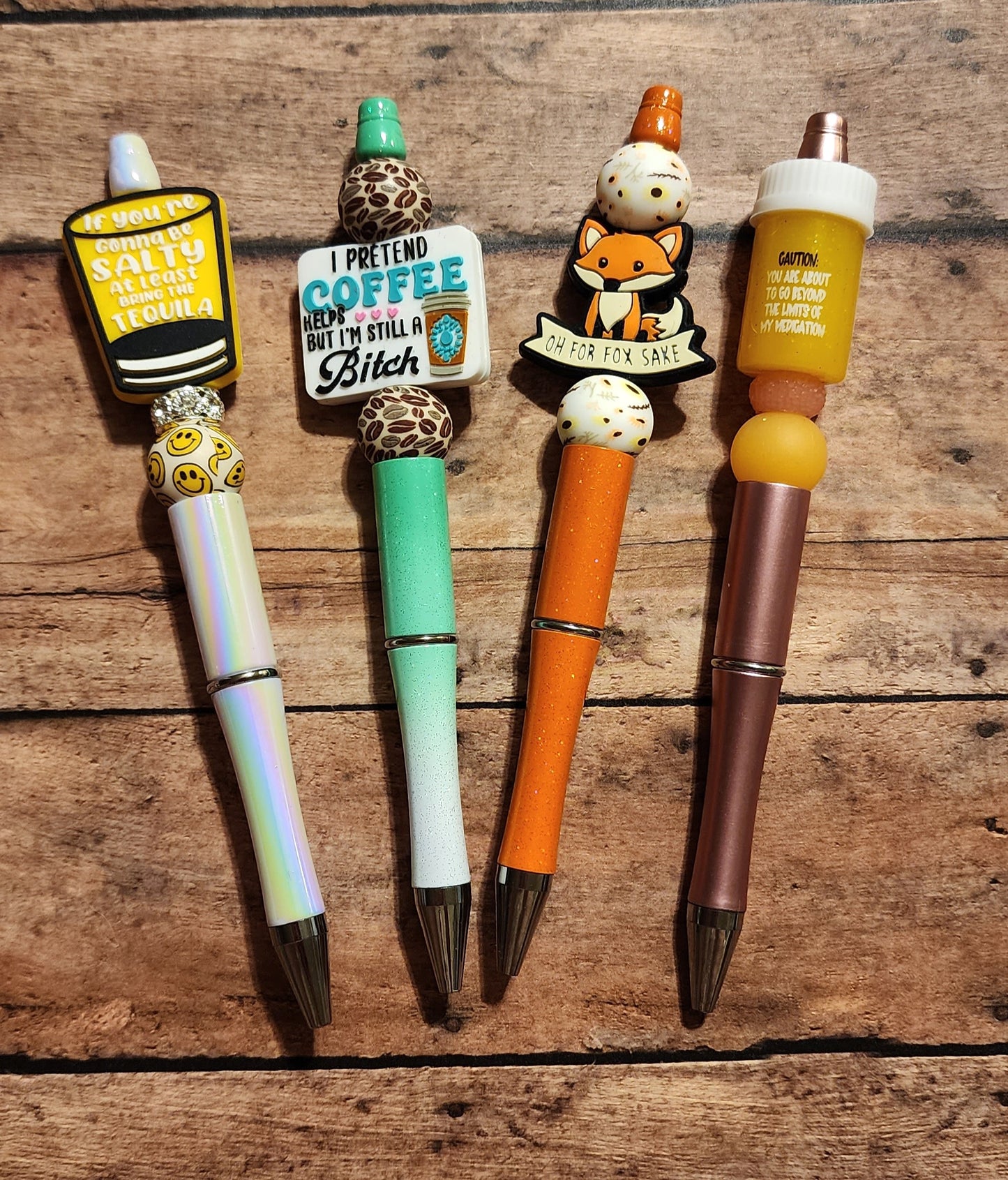 Funny & Sassy | Silicone Beaded Pens