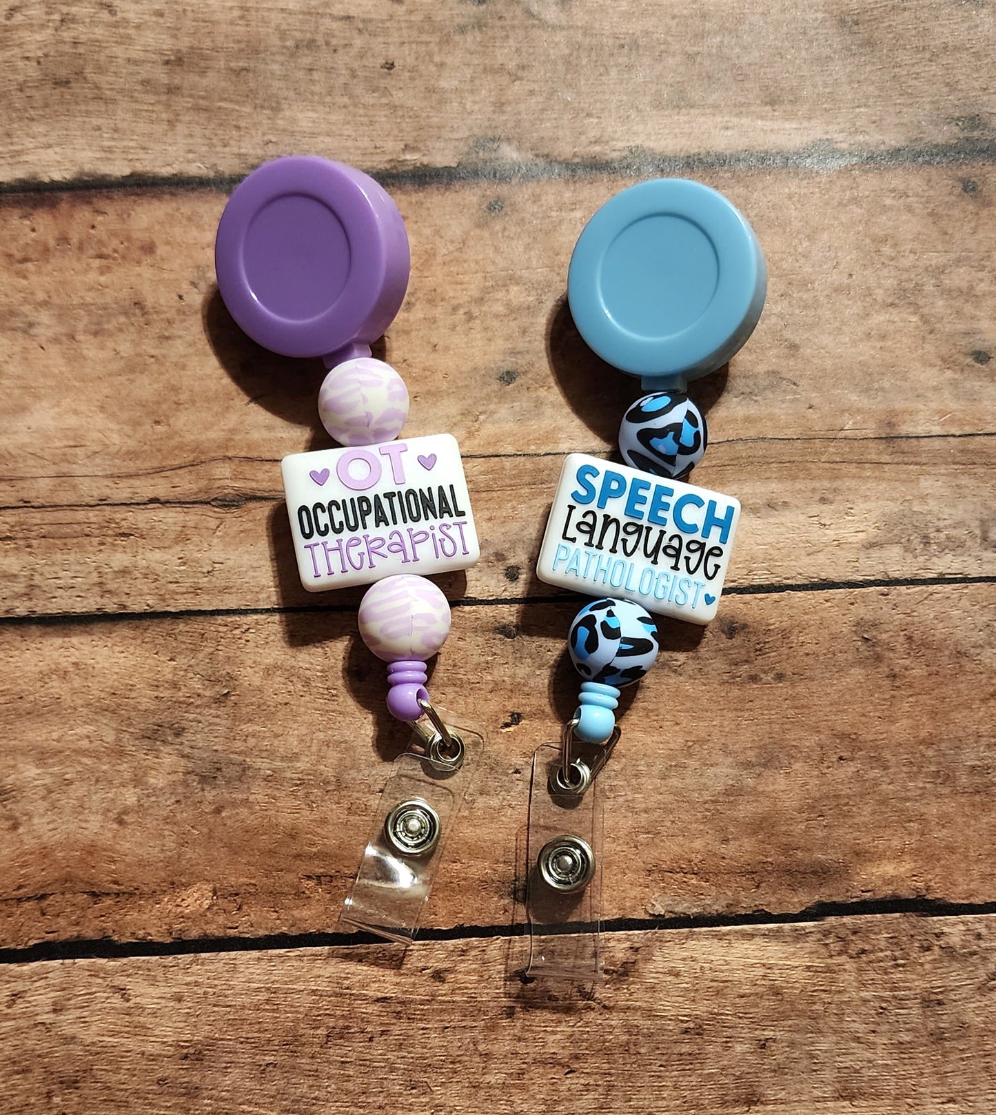 OT & SLP | Silicone Beaded Badge Reel