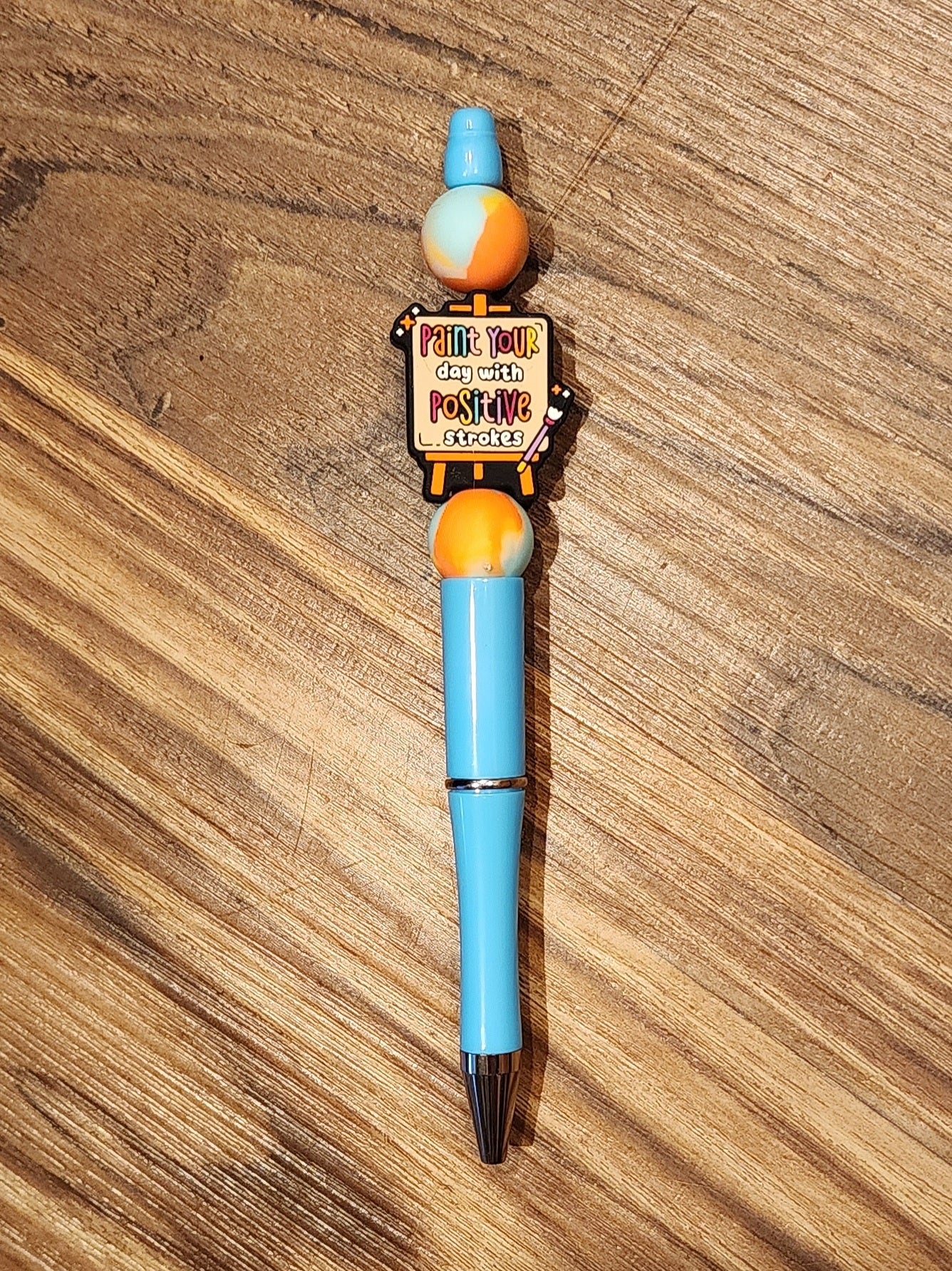 Paint Your Day With Positive Strokes | Silicone Beaded Pen