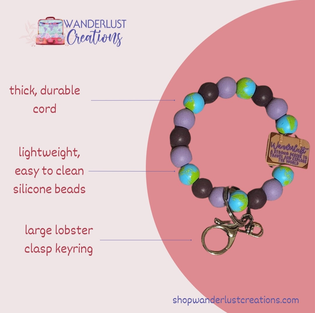 Witch's Brew | Silicone Beaded Wristlet Keychain