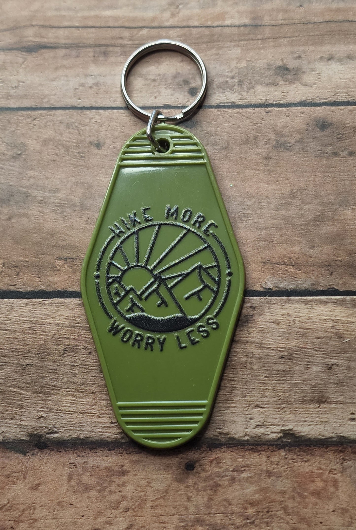 Hike More Motel Key Tag