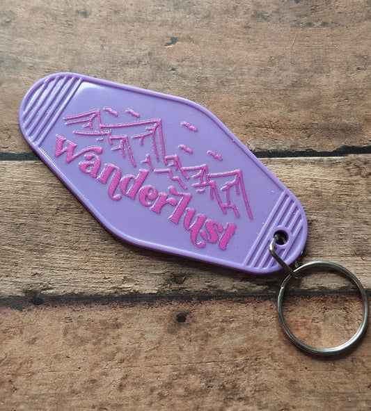 Wanderlust Motel Key Tag