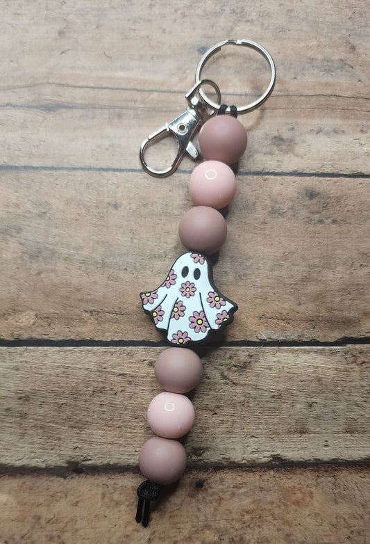 Flower Ghostie Keychain