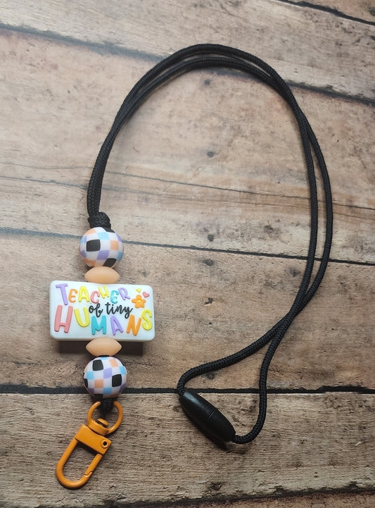 Teacher of Tiny Humans Lanyard