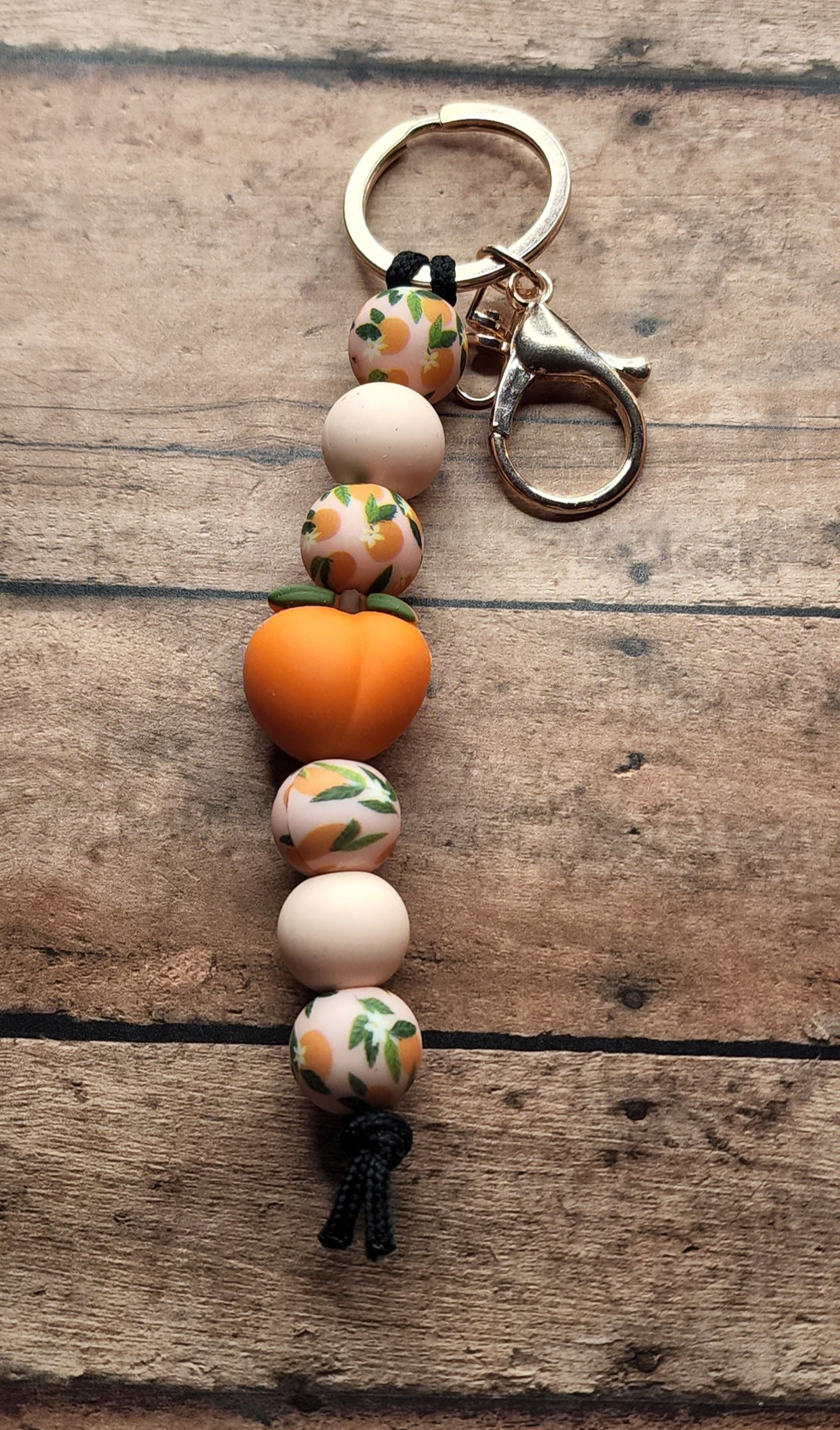 Just Peachy Keychain