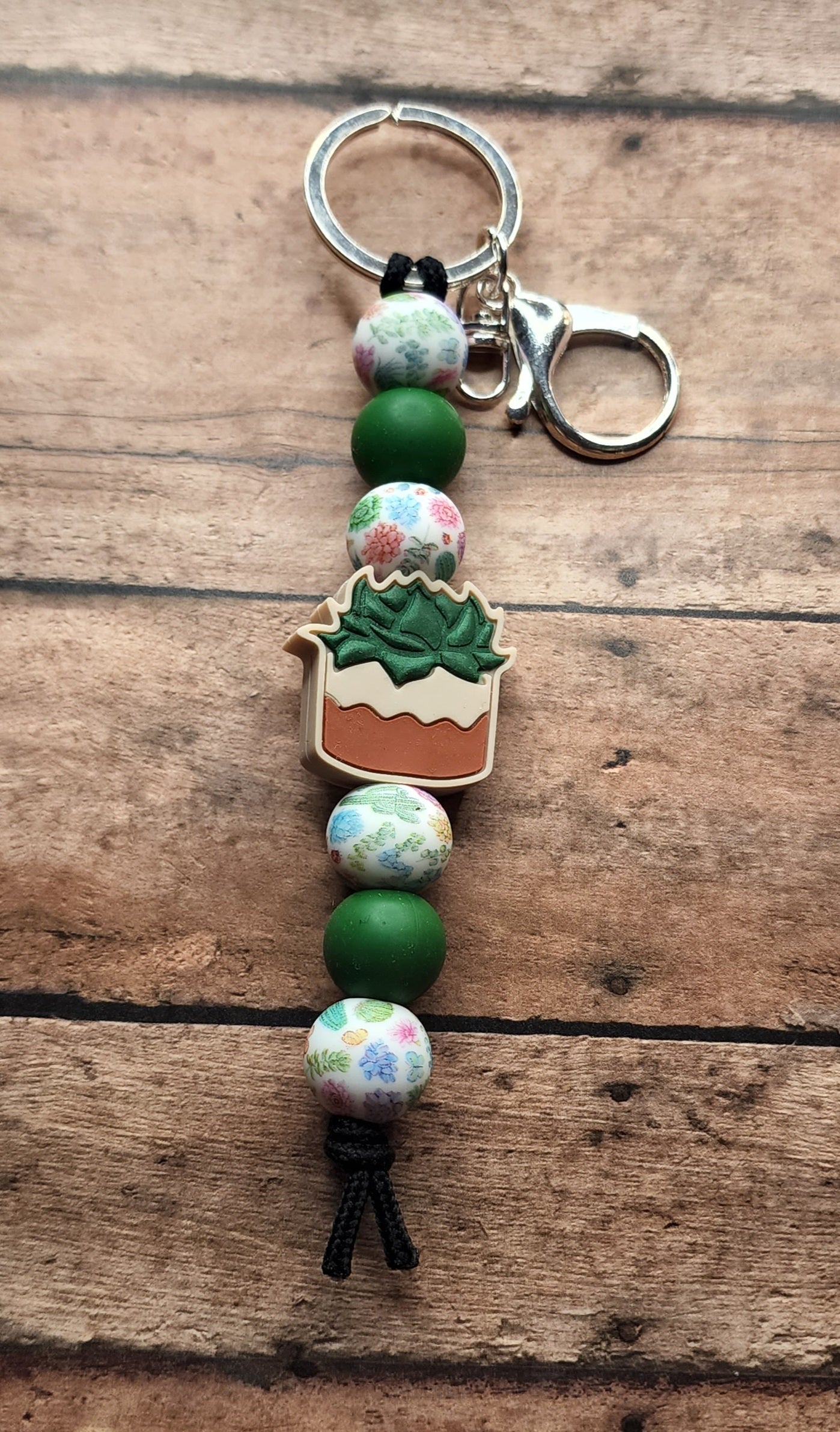 Succulent Keychain