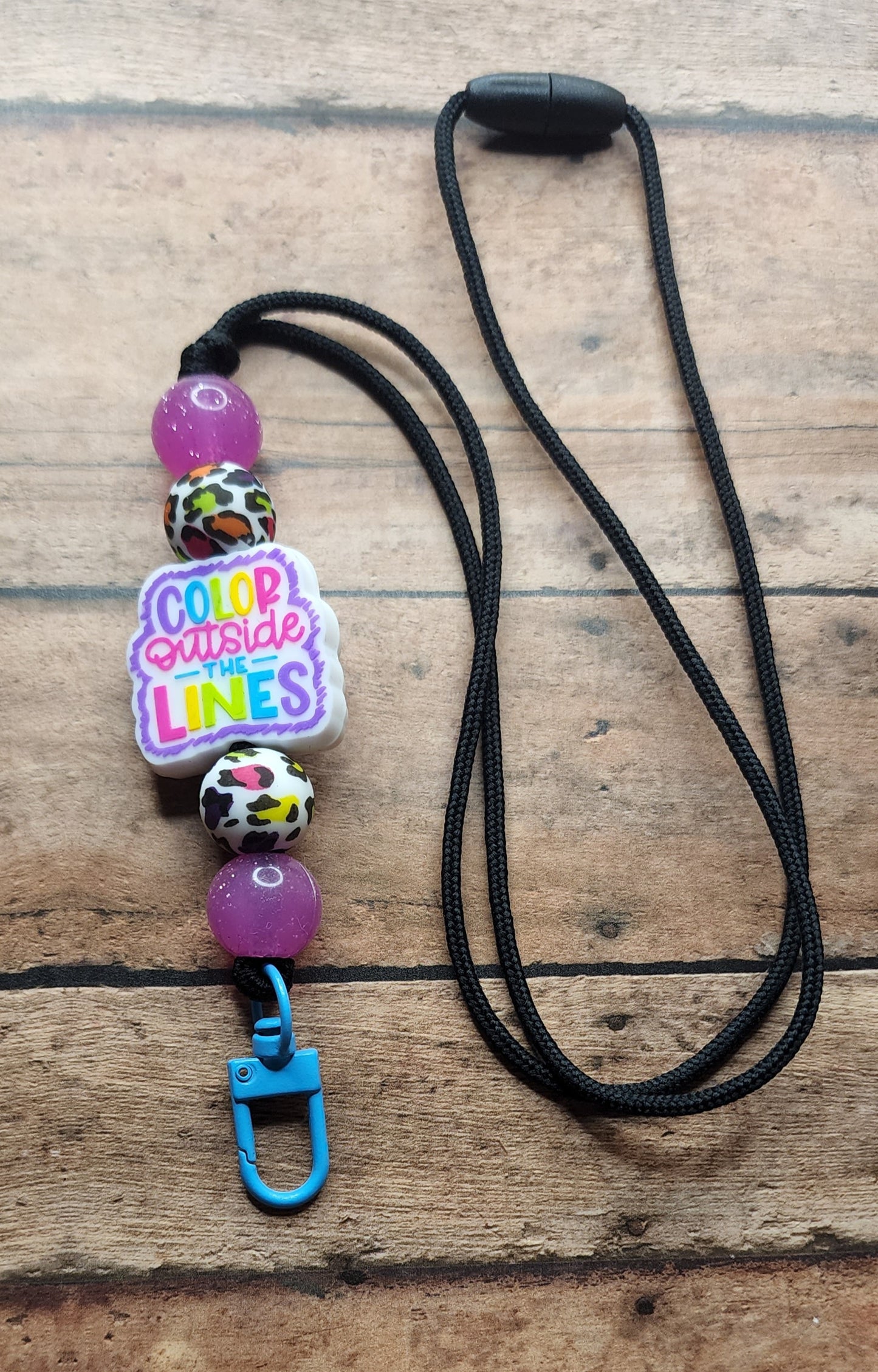 Color Outside the Lines Lanyard