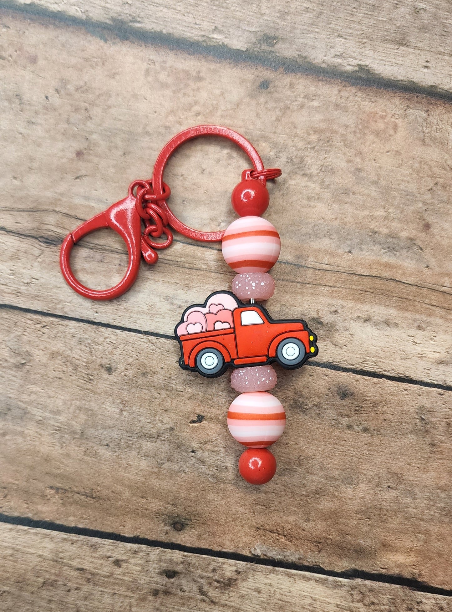 Truck Full of Love Mini Keychain