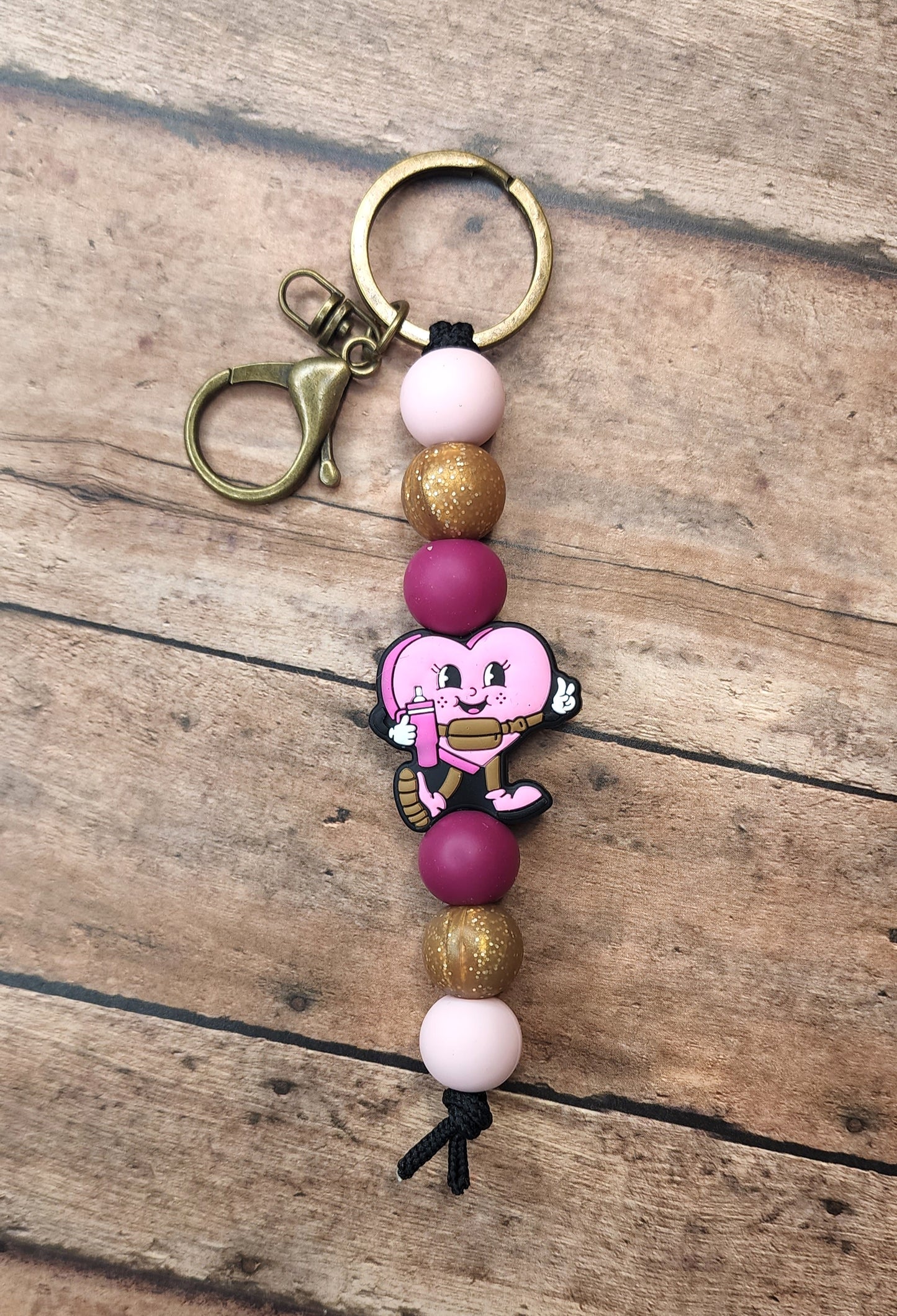 Boujee Heart Keychain