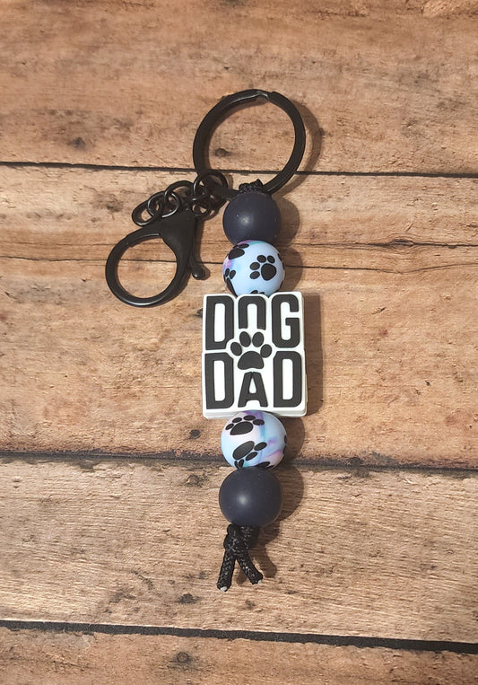 Dog Dad Mini Keychain