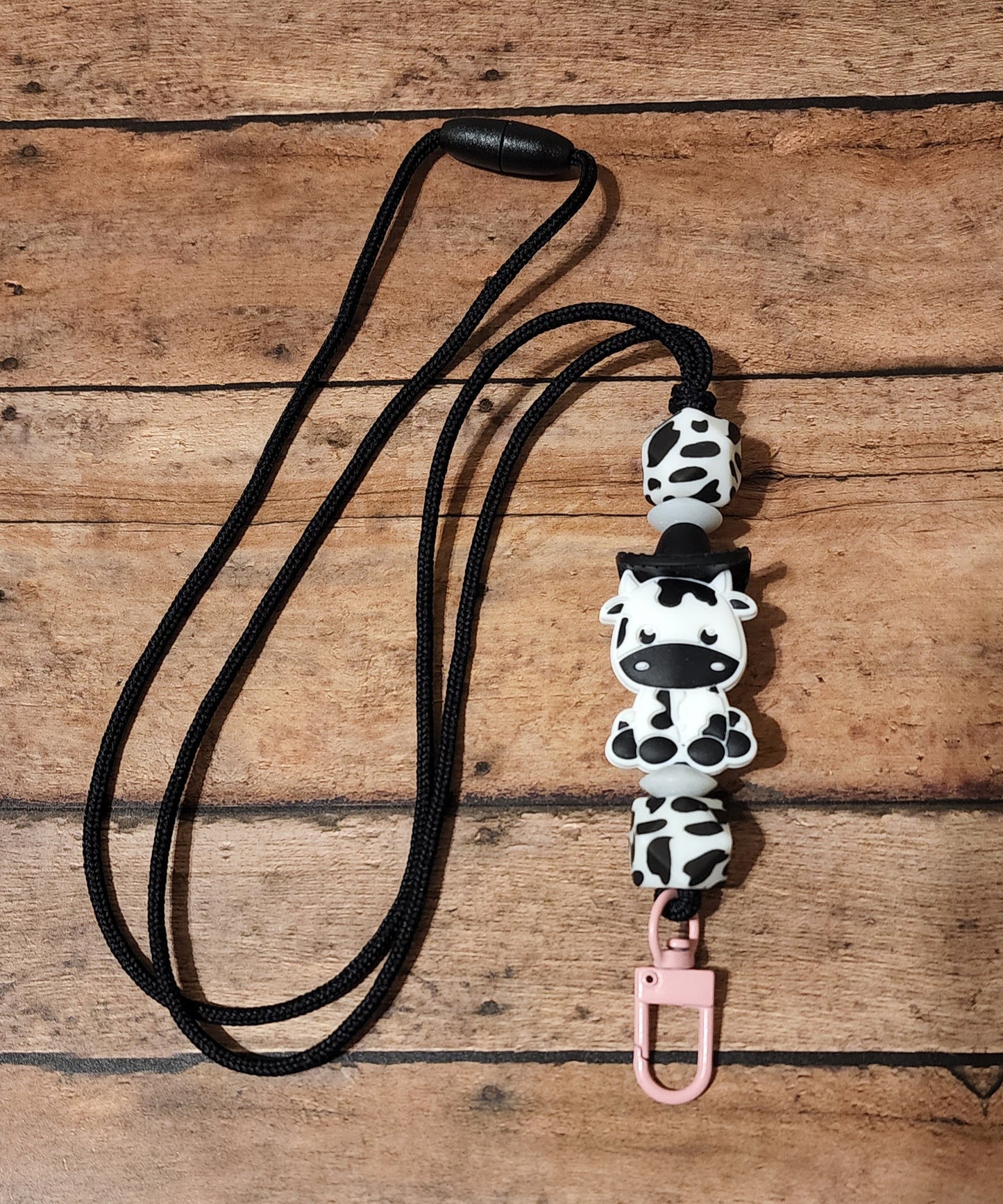 Cute Cow Lanyard