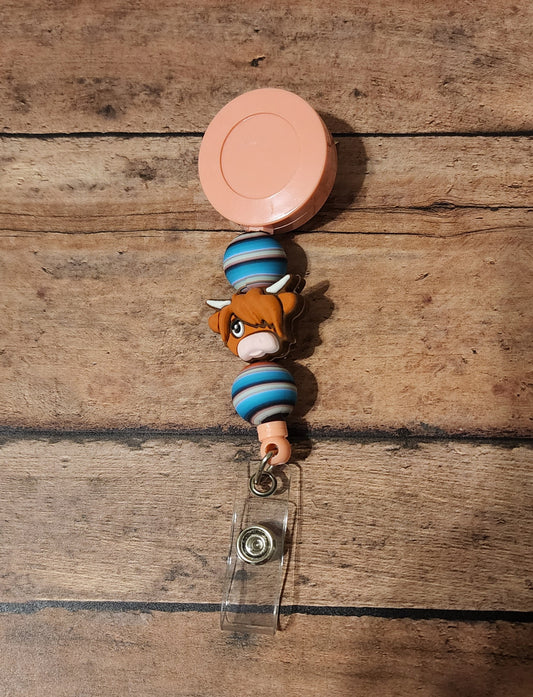 Highland Cow Badge Reel