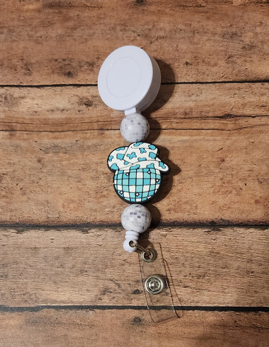 Disco Cowgirl Badge Reel