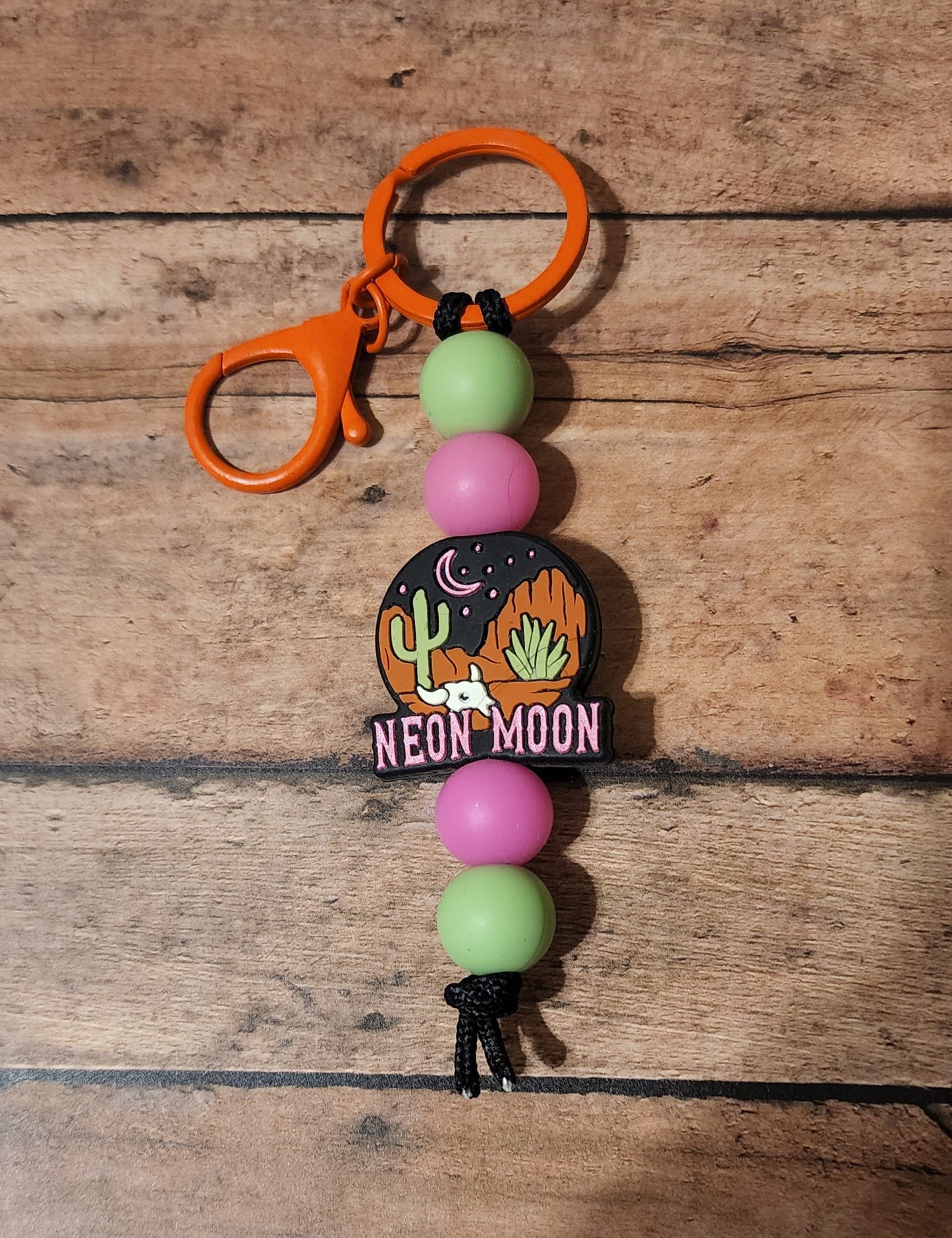 Neon Moon Mini Keychain