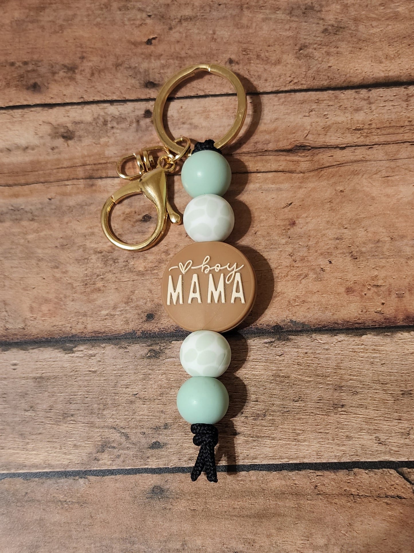 Boy Mama Cow Mini Keychain