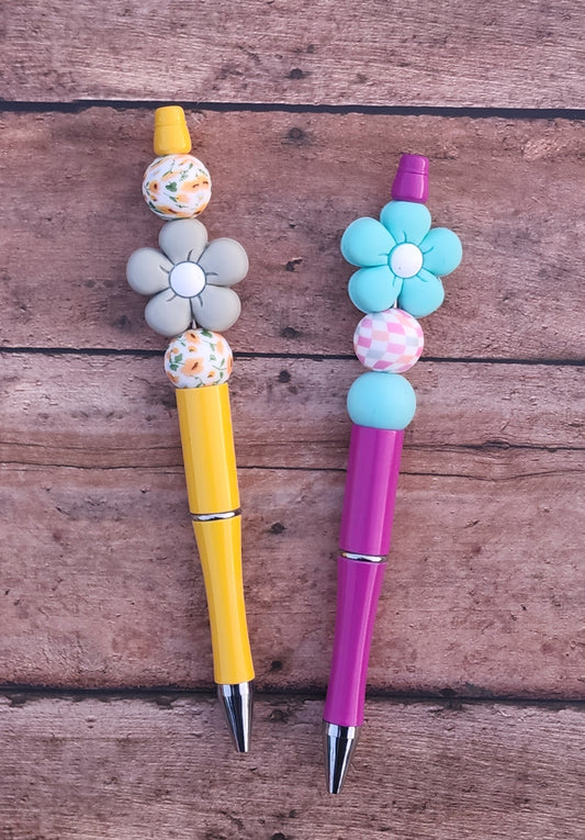 Puffy Flower Pens