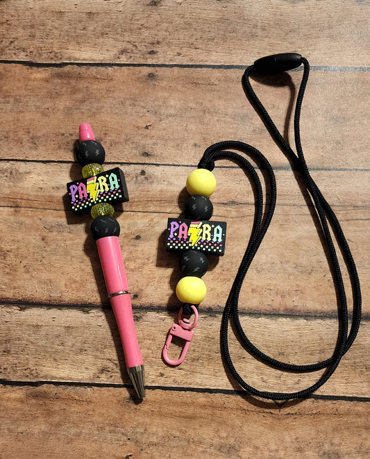 PARA Lanyard and Pen Set – Lightning Bolt Design for Paraprofessionals