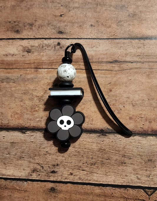 Black Flower Bookmark