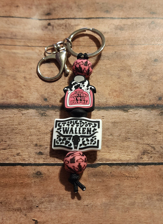 Something You Proof | Silicone Beaded Mini Keychain