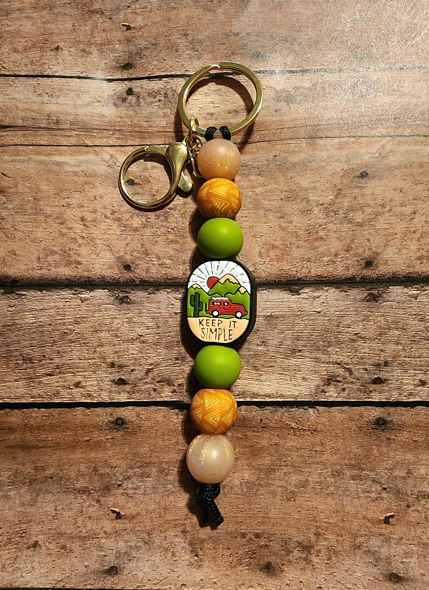 Keep It Simple | Silicone Beaded Keychain