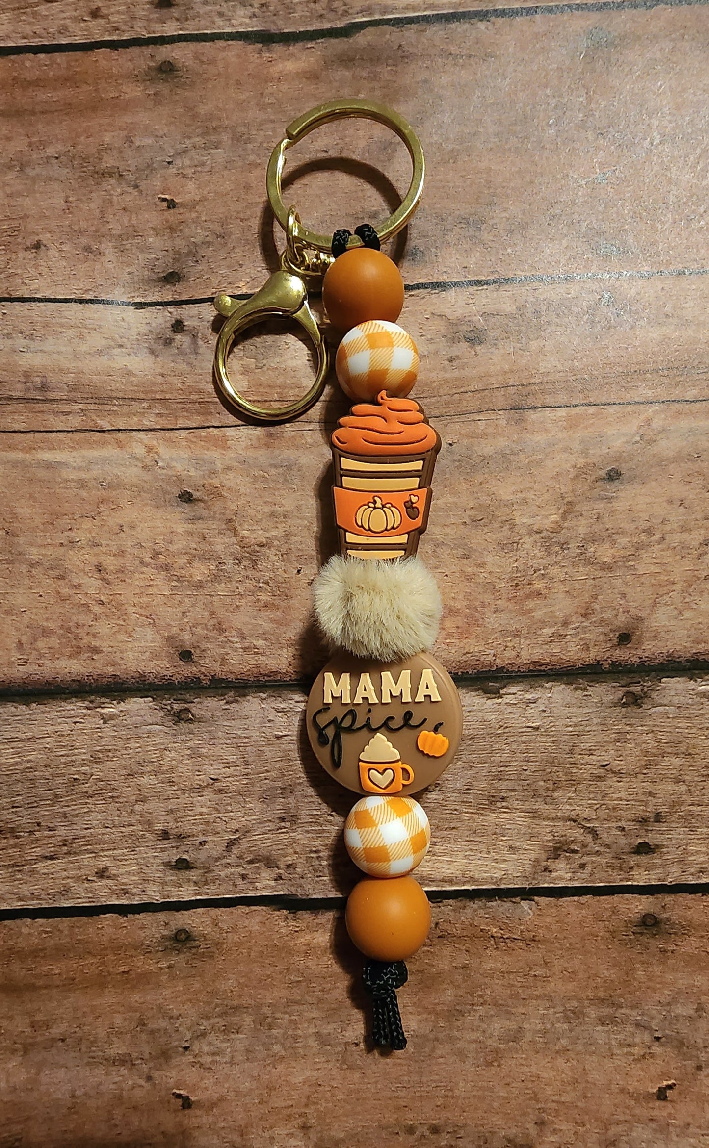 Mama Spice | Silicone Beaded Keychain