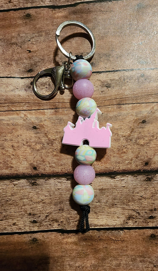 Magic Castle | Silicone Beaded Keychain