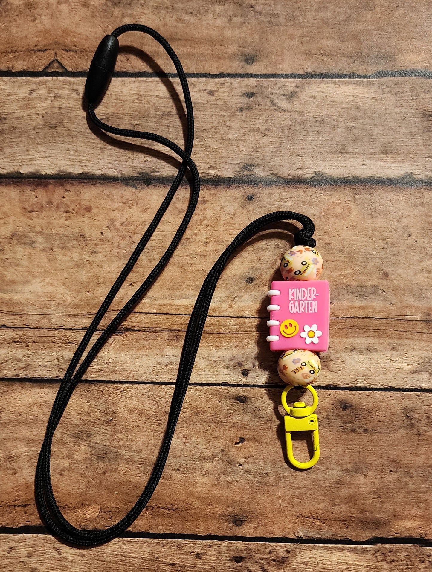 Kindergarten Planner | Silicone Beaded Lanyard