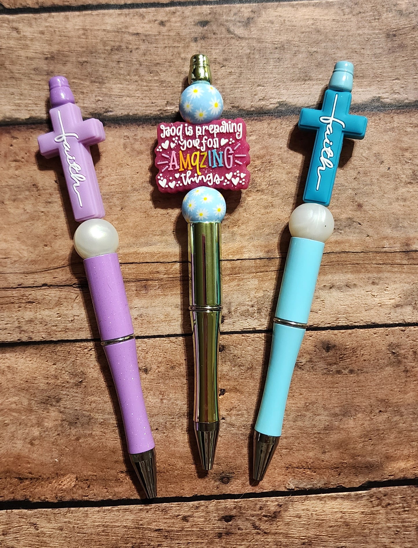 Faith | Silicone Beaded Pens