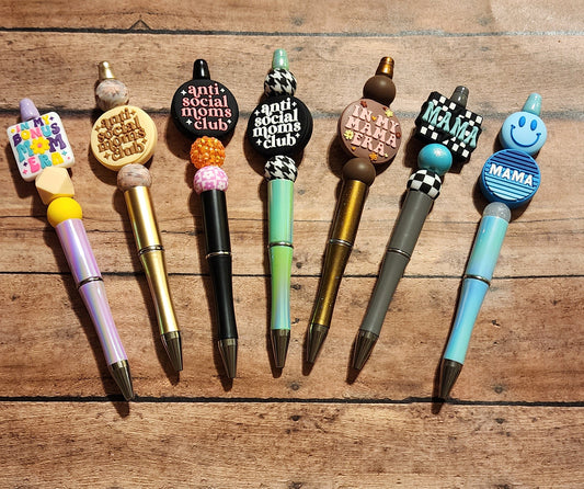 Mama | Silicone Beaded Pens