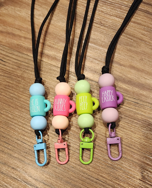 Easter Mug | Silicone Beaded Lanyards